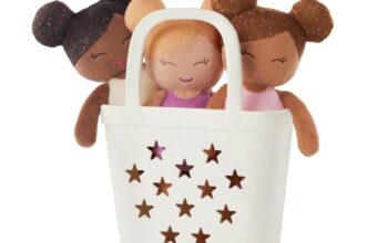 Set de 3 muñecas de peluche marca Lullababy