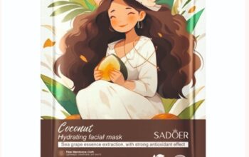 Mascarilla facial hidratante de coco de Sadoer