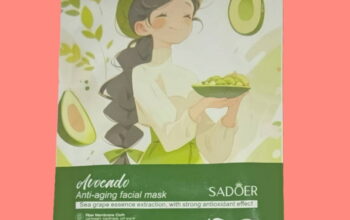 Mascarilla facial antiedad de aguacate