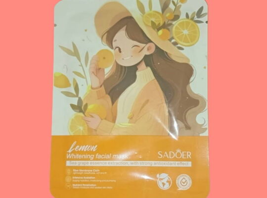 Mascarilla facial de limón SADOER.