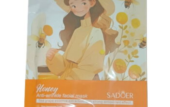 Mascarilla facial antiarrugas con esencia de miel